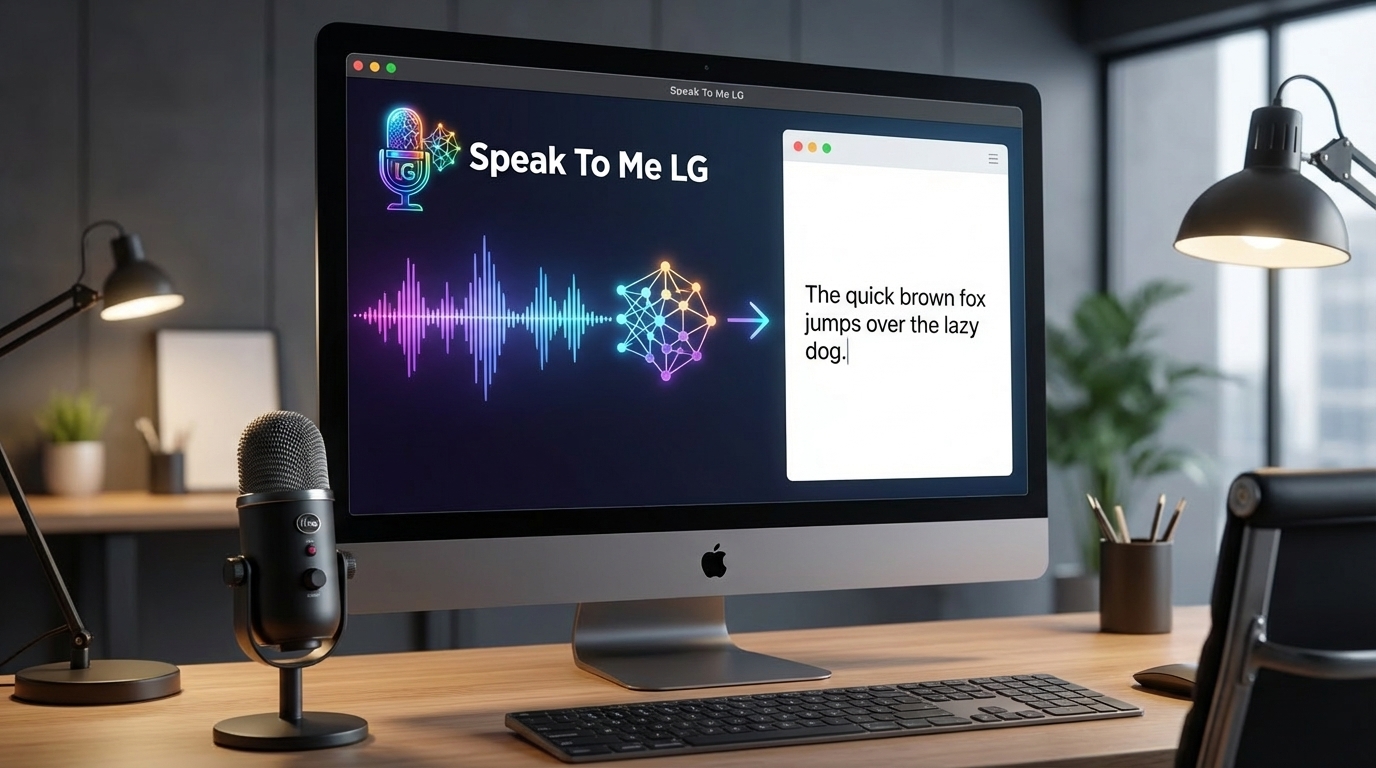 Speak To Me LG Interface - Main